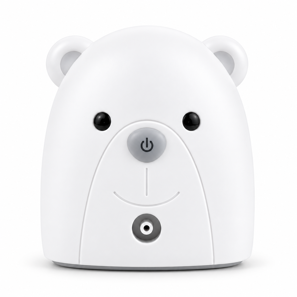 Nebulizador pediátrico recargable PolarKids A500LWDC04, diseñado para facilitar terapias respiratorias de forma práctica y portátil.