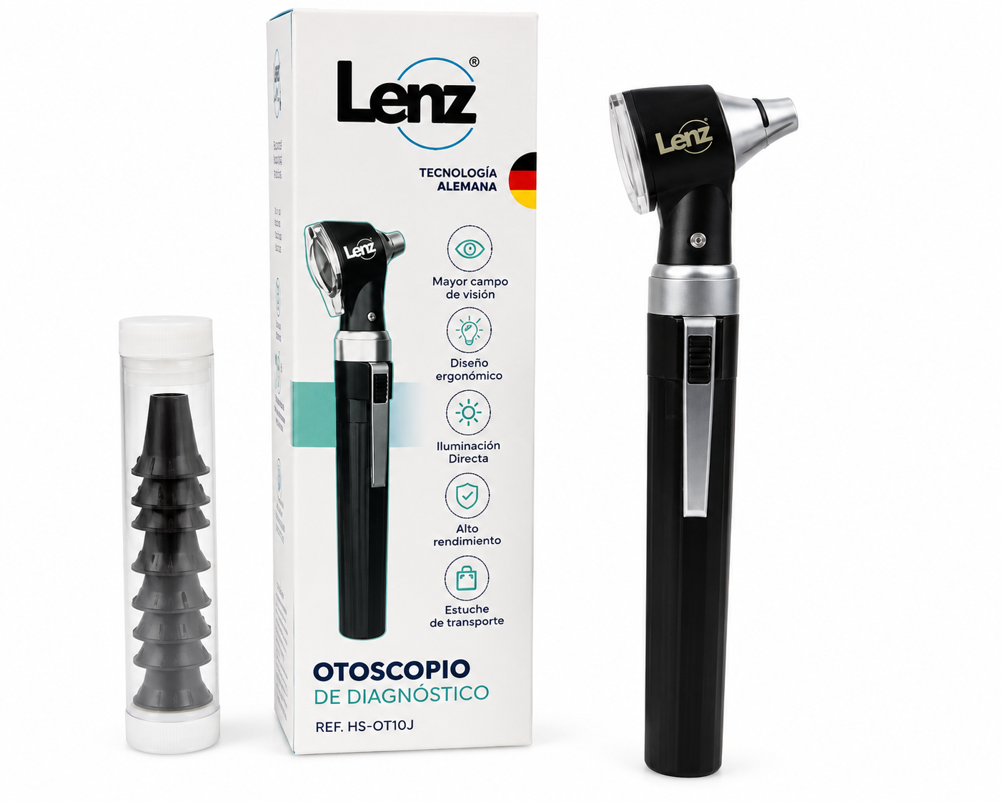 Otoscopio De Diagnóstico Ref. HS-0T10J - Lenz