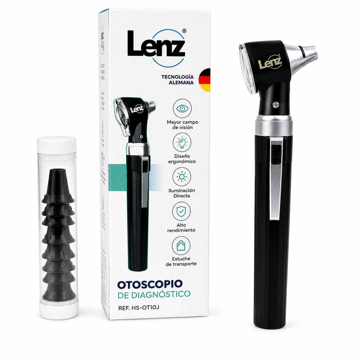 Otoscopio De Diagnóstico Ref. HS-0T10J - Lenz