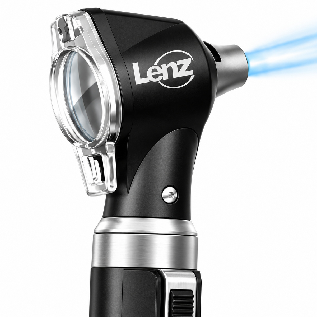 Otoscopio Lenz HS-0T10J para diagnóstico y exploración del oído, diseñado para apoyar la visualización del conducto auditivo y el tímpano.