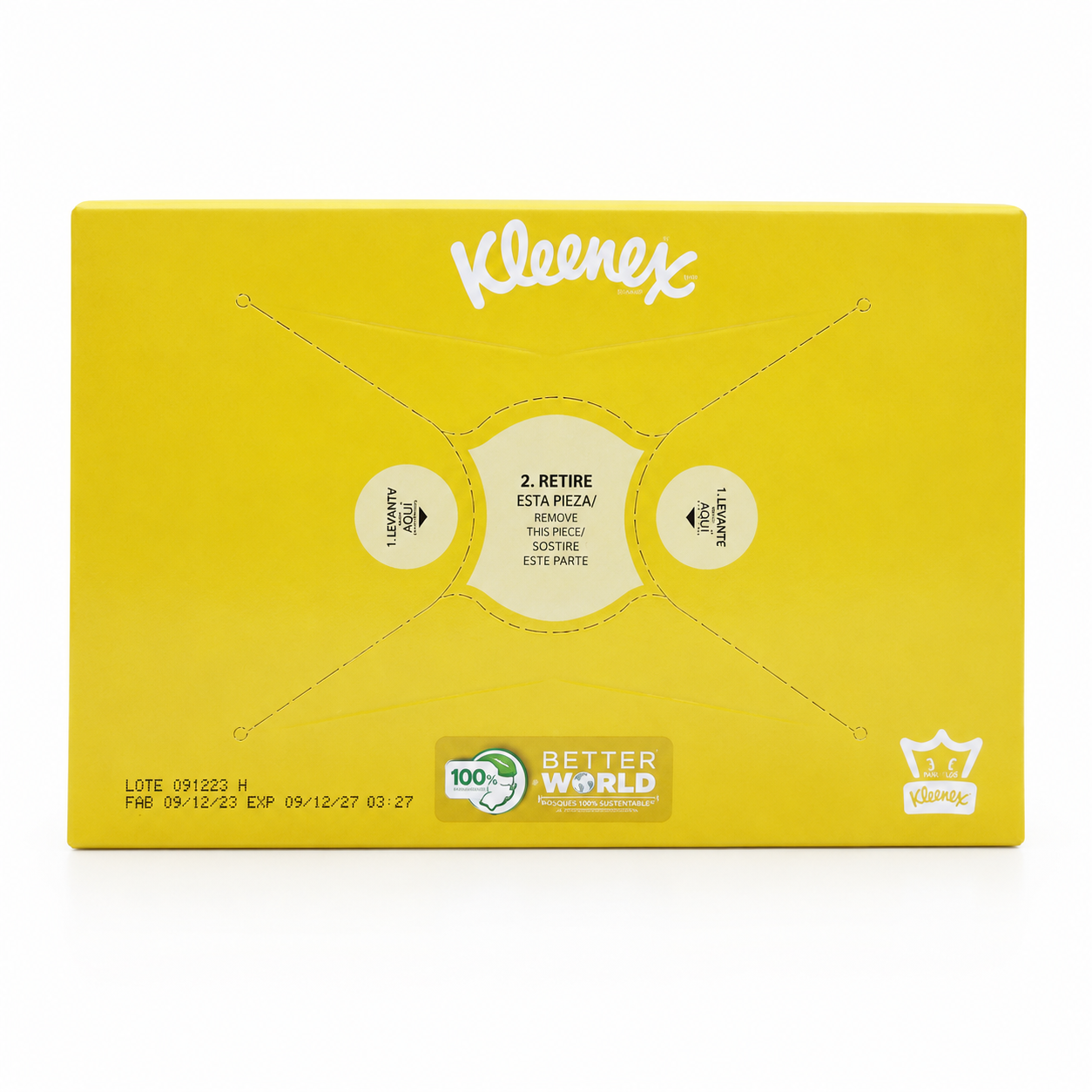 Pañuelo Facial Kleenex Doble Hoja 50 Und - 30229189