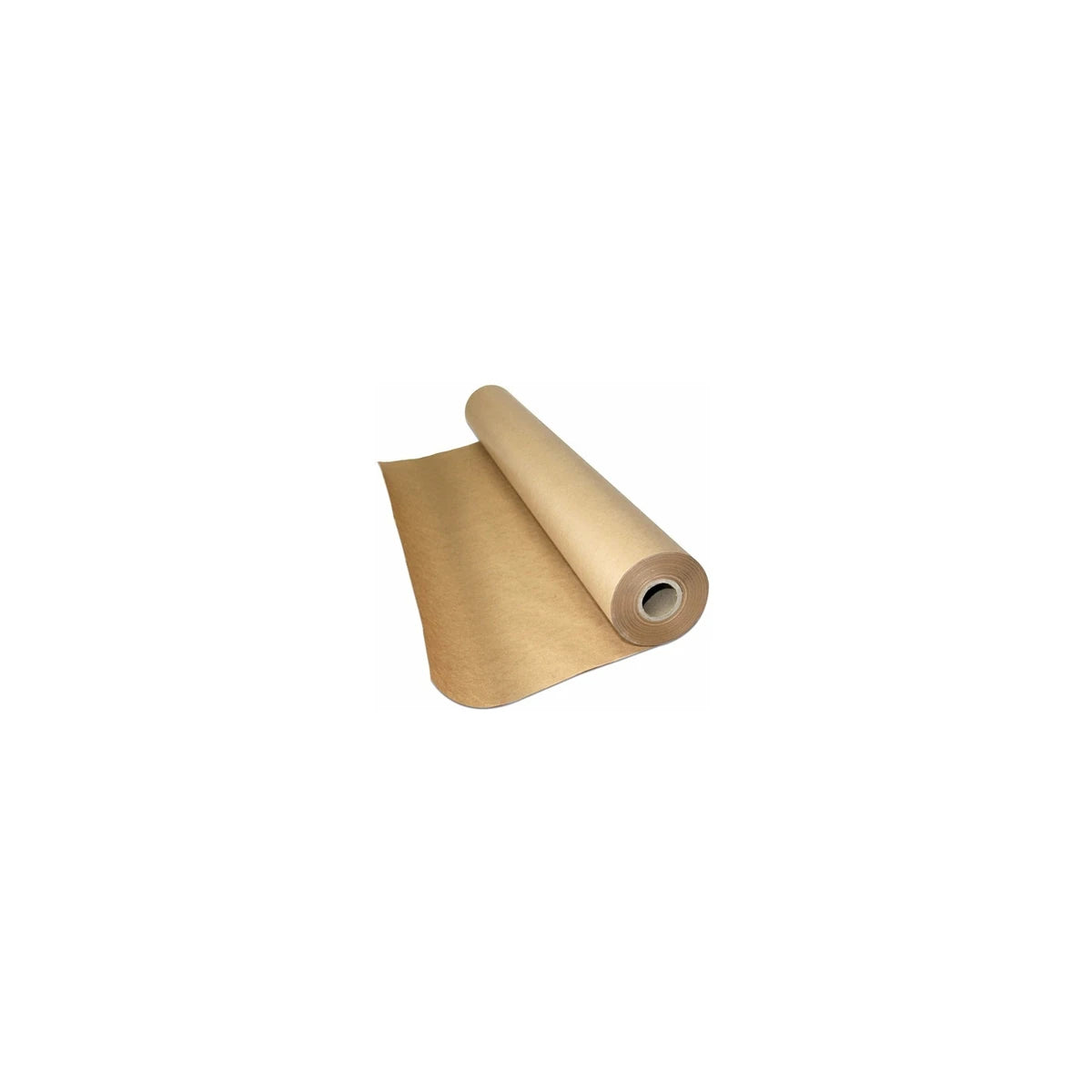 Papel Kraft de 18 pulgadas en rollo de 200 metros, color marrón, resistente y ecológico, ideal para embalaje y manualidades.