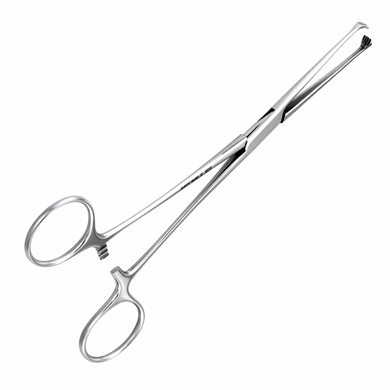 Pinza quirúrgica Allis 15 cm de acero inoxidable, herramienta médica para agarre firme en procedimientos quirúrgicos