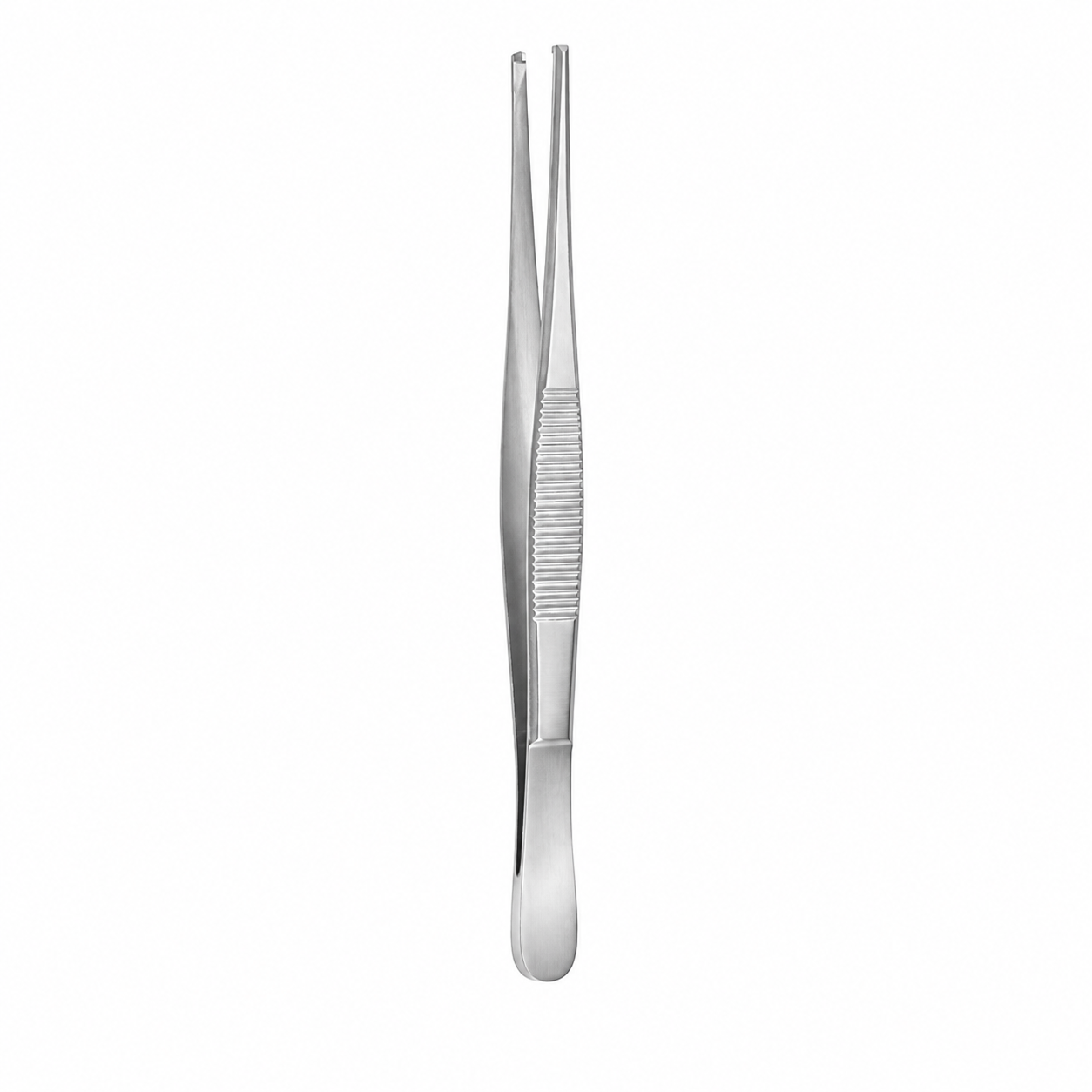 Pinza disección 1x2 dientes Dimeda de 16 cm con acabado en acero inoxidable y diseño de precisión médica.
