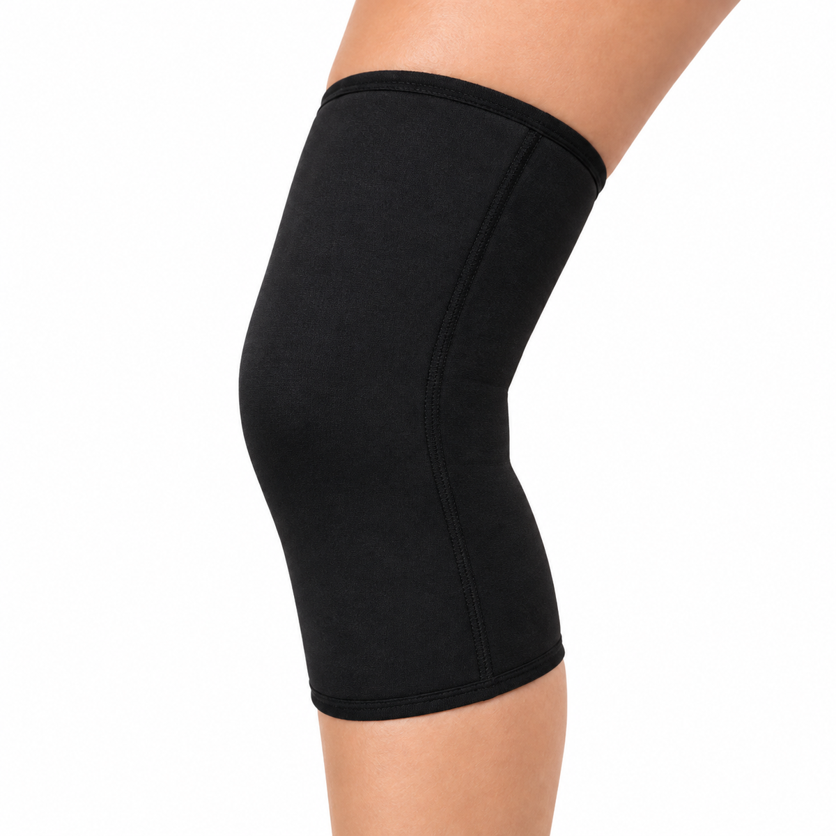 Rodillera Kamex de rótula cerrada talla M, referencia 18625NM, diseñada para brindar soporte, compresión y estabilidad en la rodilla.