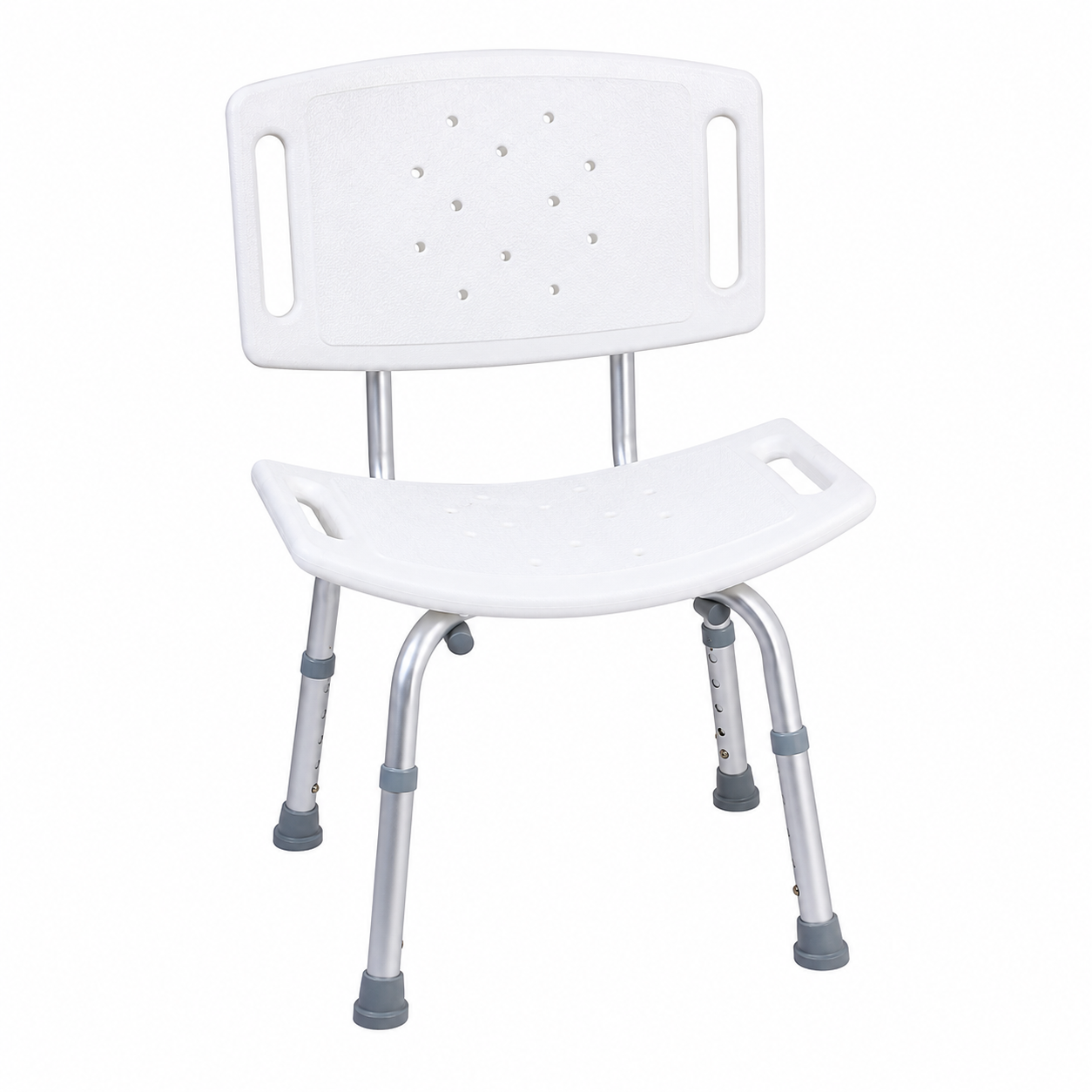 Silla De Ducha Aluminio Con Espaldar Ref FS798L - MCO