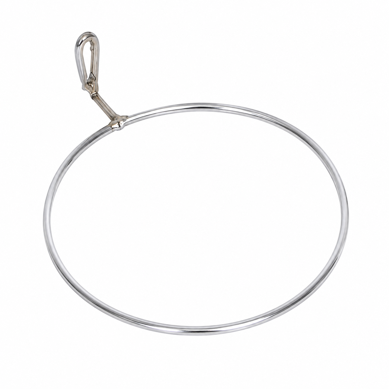 Soporte aro recolector de orina Allmed para bolsas de 1.5 a 3 litros x unidad sobre fondo blanco para uso hospitalario y médico