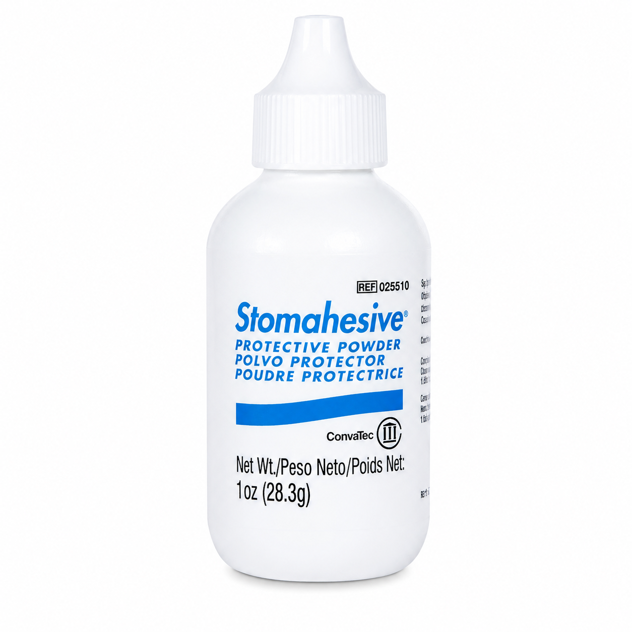 Polvo protector Stomahesive Convatec 025510 de 28 gramos para protección de piel sensible en cuidado de ostomías