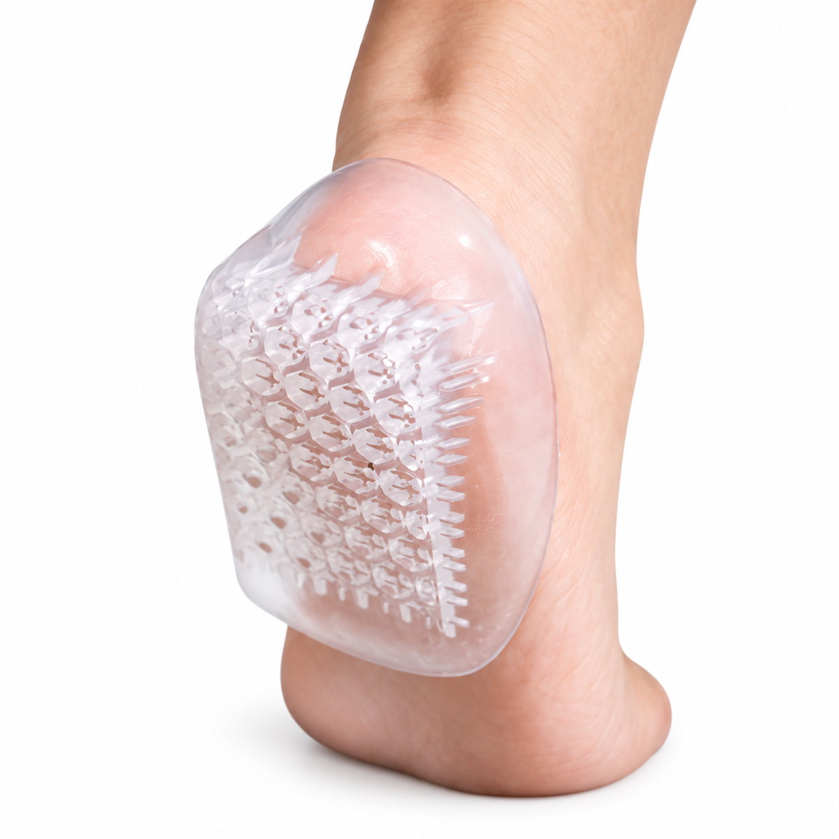 Talonera Tulis Clásica en gel talla M, referencia 10215, diseñada para brindar amortiguación, soporte y comodidad al talón.