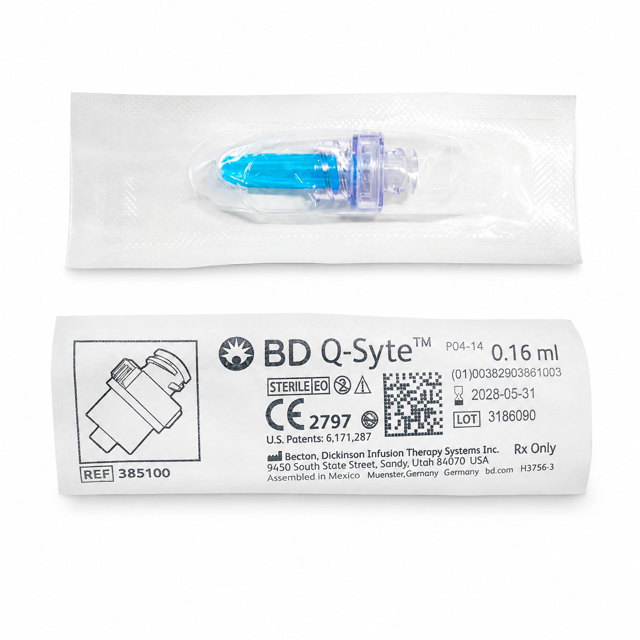 TAPON B.D Q-SYTE 385100 Sistema Libre De Agujas X Und