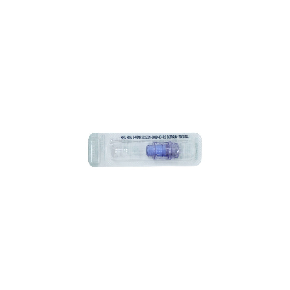 Tapon libre de aguja SafeFlow, referencia 409100H, de color blanco, diseñado para uso clínico, presentado en una unidad.