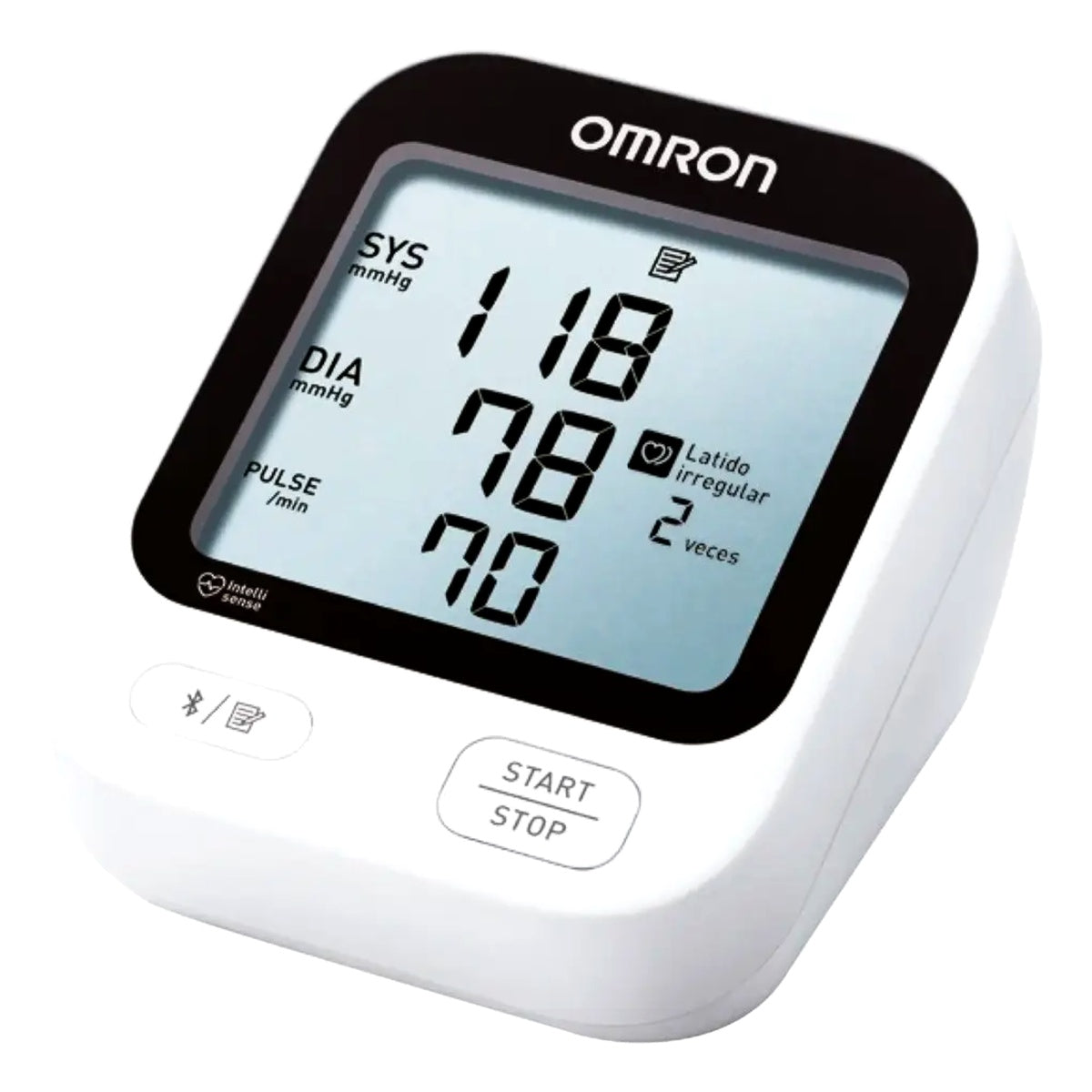 Tensiómetro digital de brazo Omron HEM-716DT2 con Bluetooth pantalla LCD medición automática de presión arterial