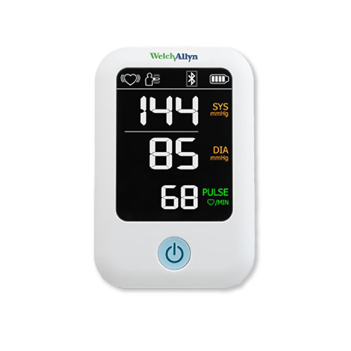 Esfigmomanómetro digital ProBP 2000 de Welch Allyn, con pantalla LCD, manguito FlexiPort reutilizable y adaptador de corriente.