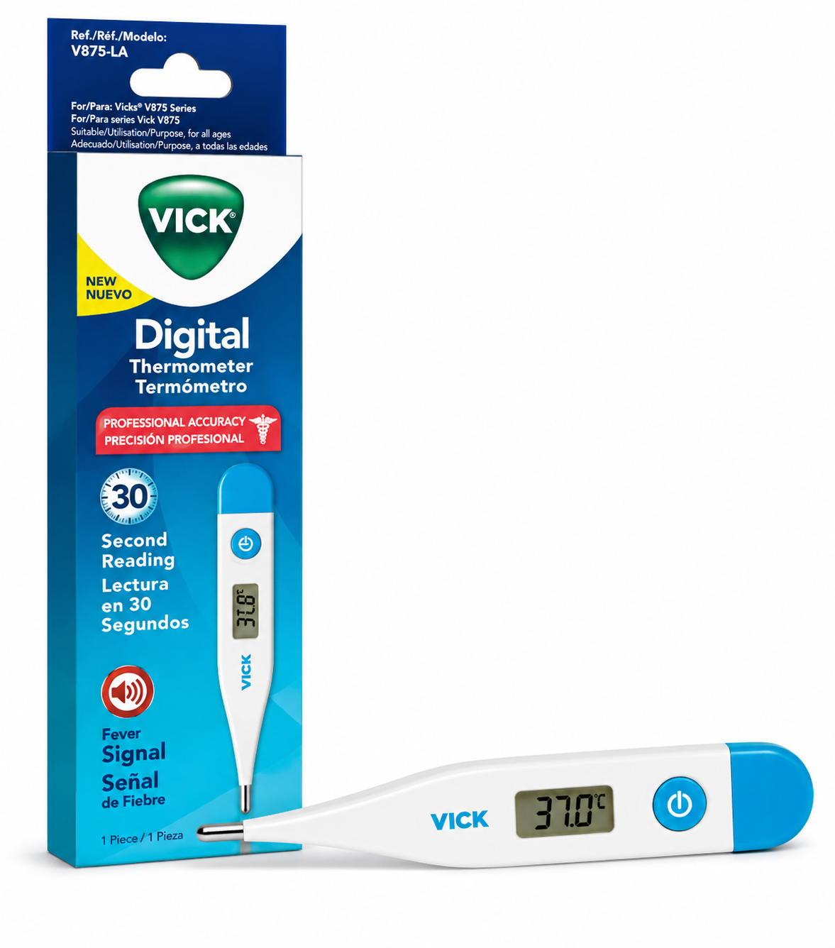 Termómetro Digital Vick Profesional Ref. V875-LA