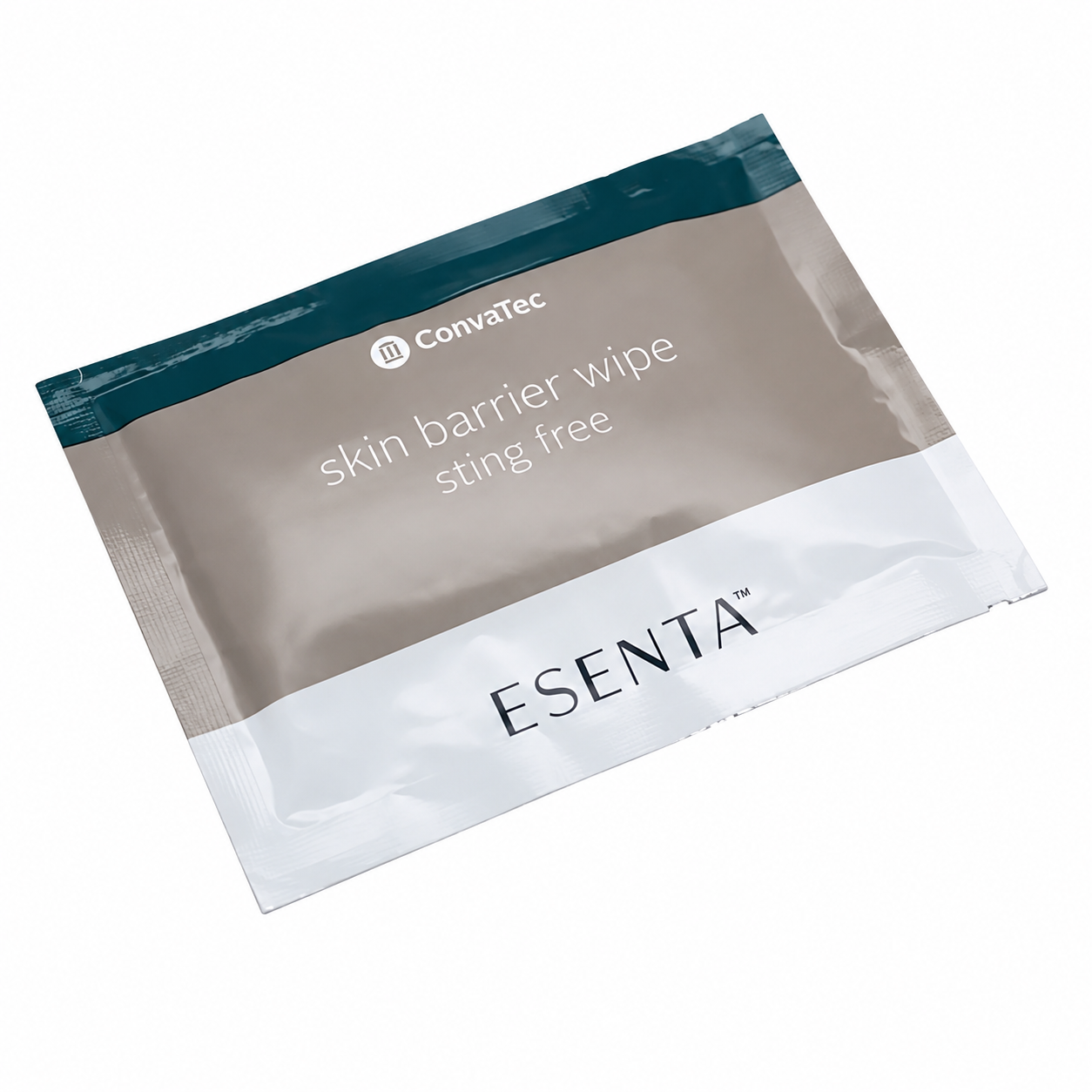 Detalle de toallas ESENTA Sting Free Convatec para protección de barreras cutáneas sin irritación ni ardor