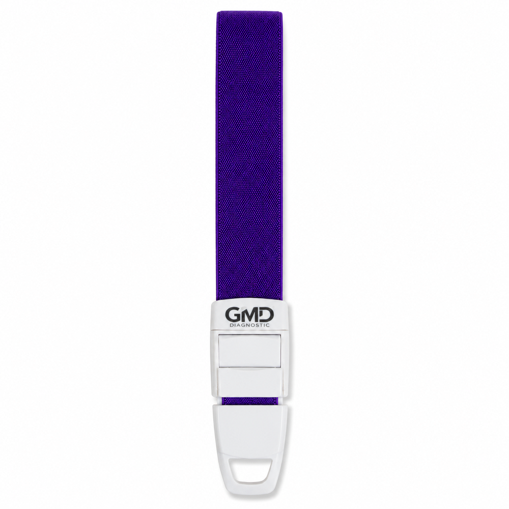 Torniquete 48x2.6 cm Correa Elástica GMD-6351-15 Púrpura