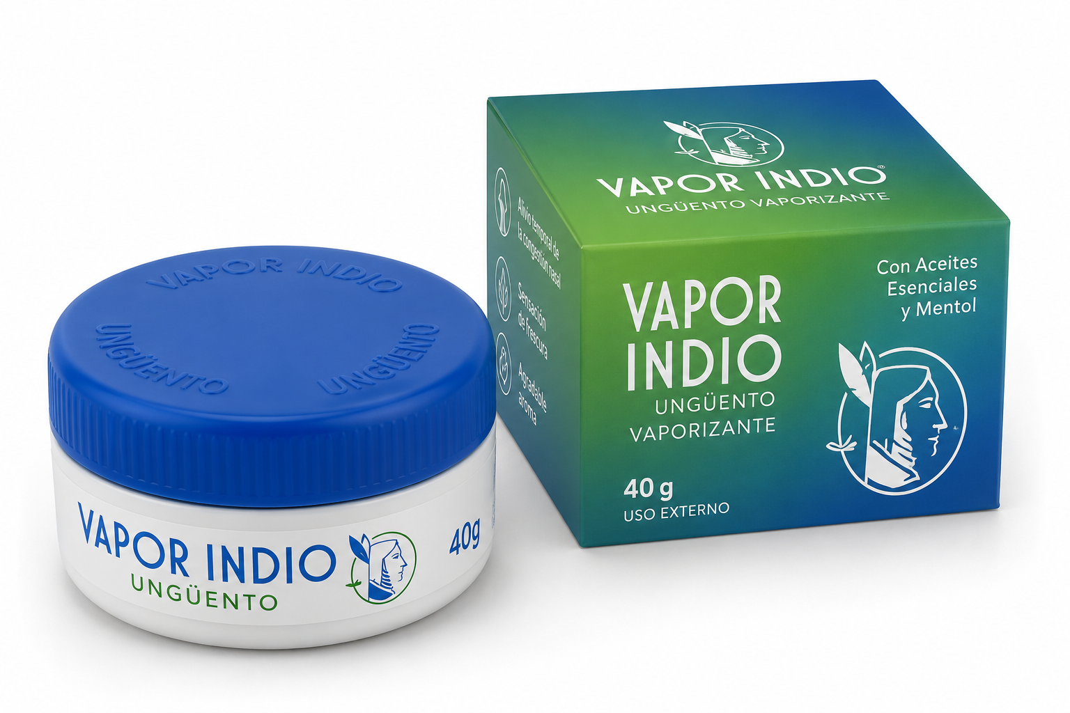 Vapor Indio Ungüento Vaporizante 40g - Lab Roa