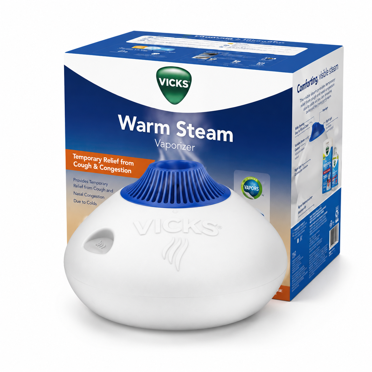 Vaporizador Vick Vapor Tibio Ref V150SGN2-V - GLX