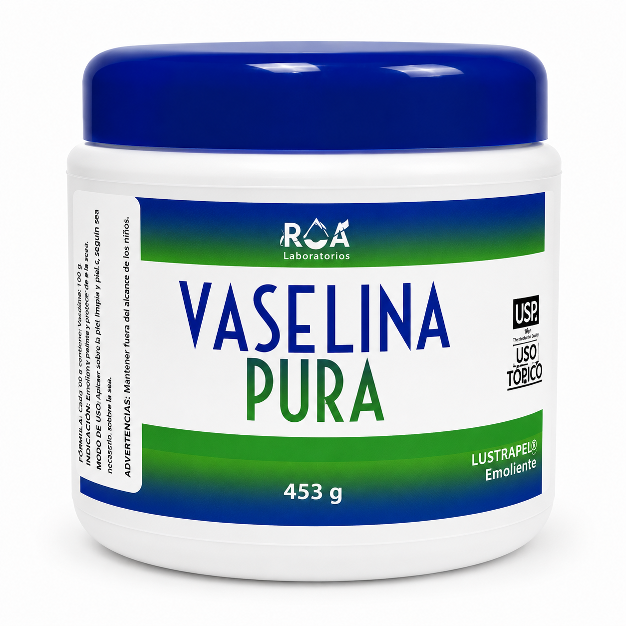 Vaselina Pura USP 453g Lustrapel - Lab Roa