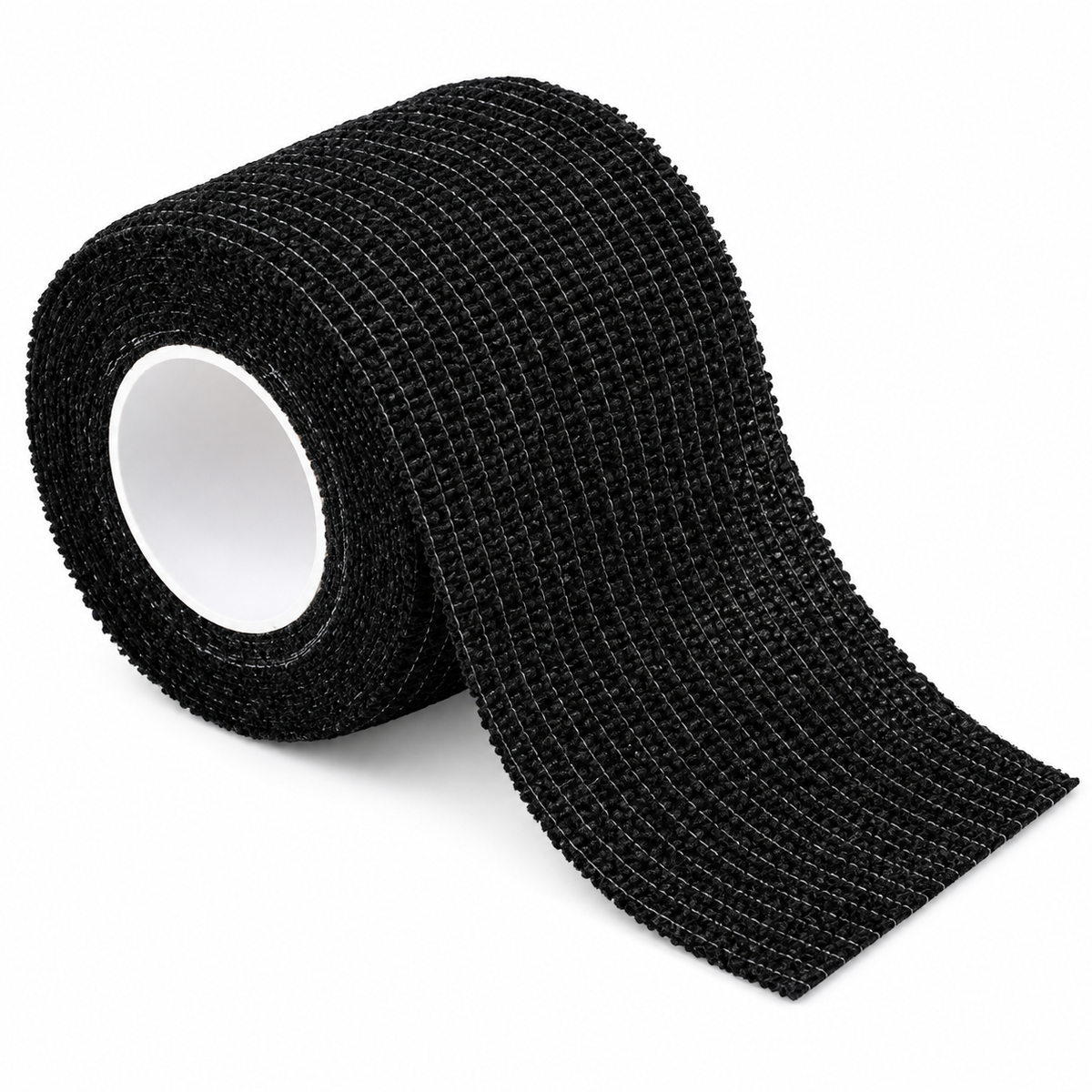 Venda cohesiva Medical Supplies Corp. color negro, de 2 pulgadas x 5 yardas, para soporte, fijación y protección.