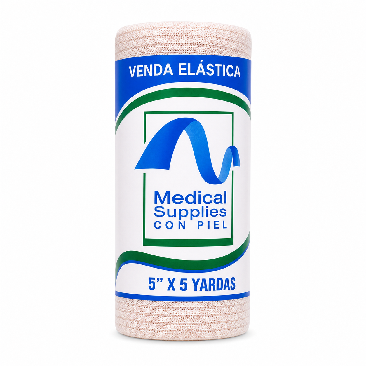 Venda Elástica 5" x 5" Con Piel Medical Supplies