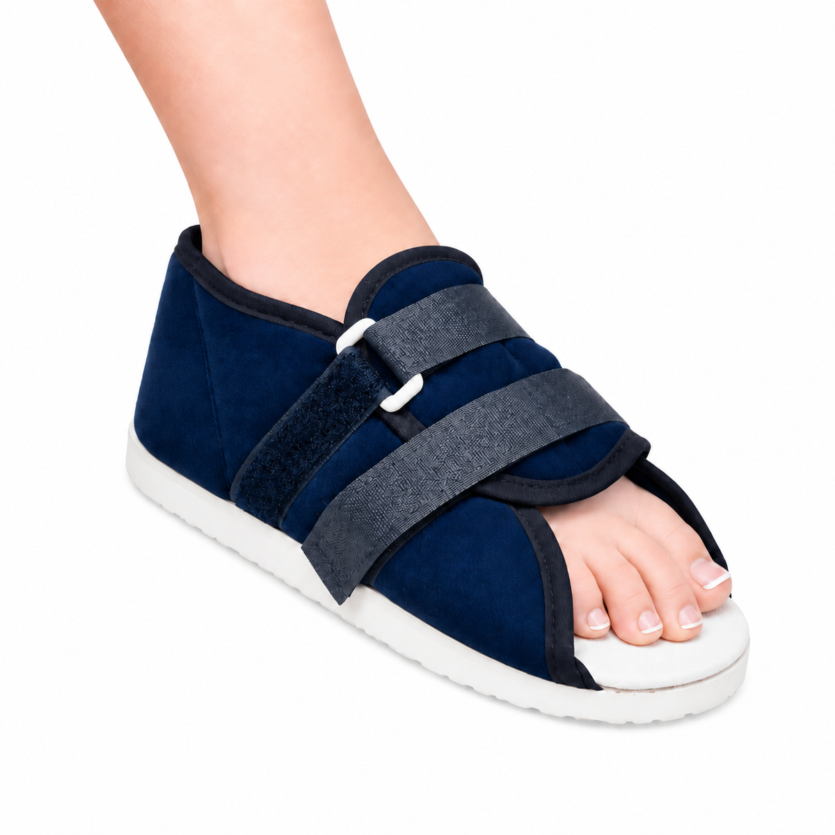 Zapato postoperatorio talla LG, referencia 11147, diseñado para brindar soporte, estabilidad y comodidad durante la recuperación.