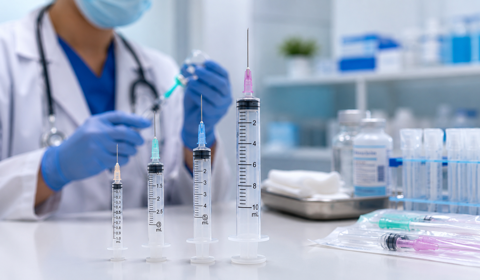 ¿Cómo elegir la jeringa adecuada para cada procedimiento? Guía práctica para profesionales de la salud