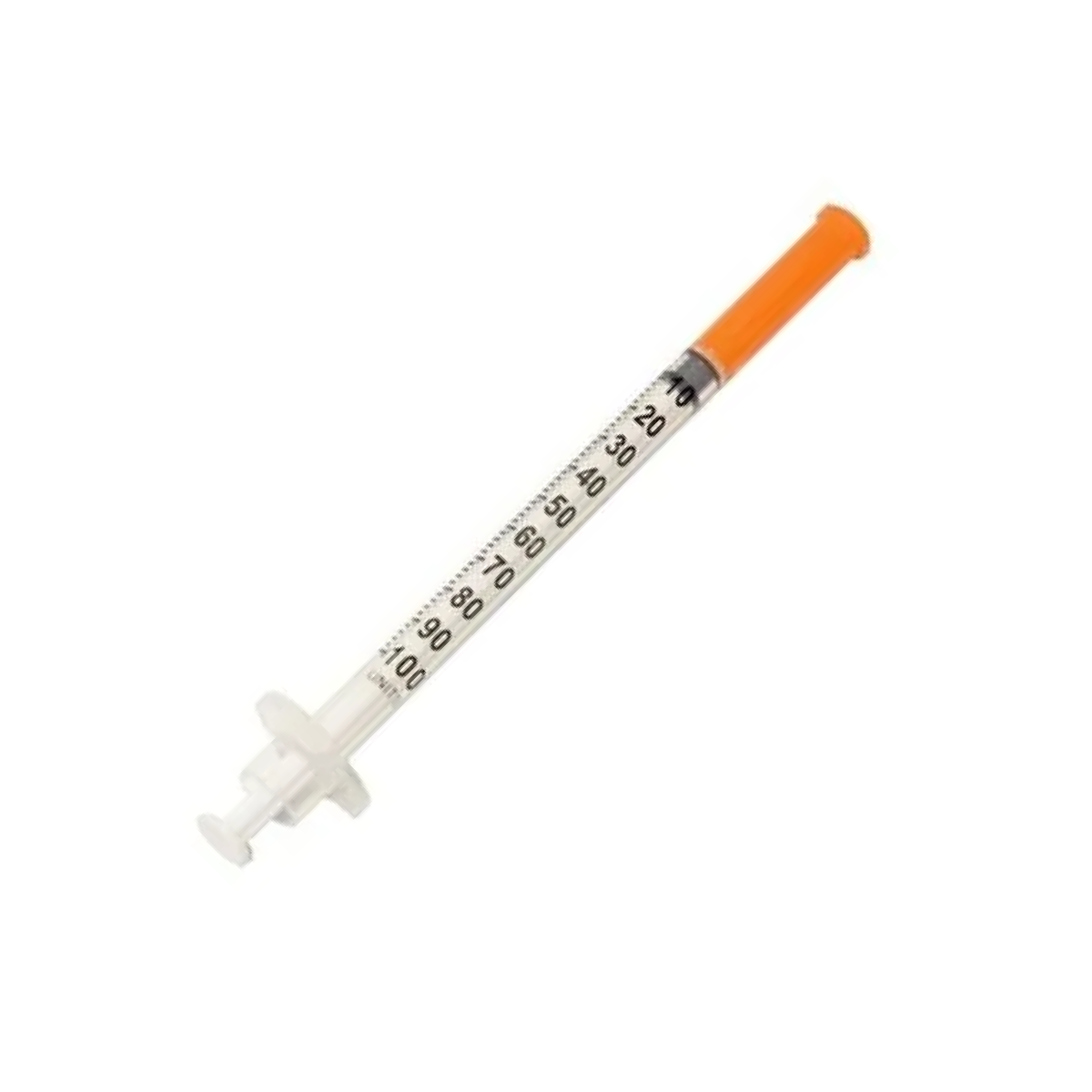 Jeringa De Precisión Insulina 1ml 30G Tapa Naranja
