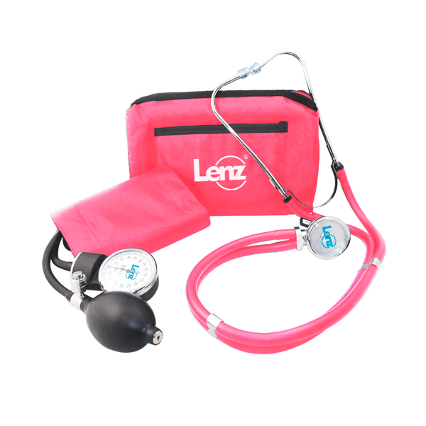 Kit De Tensiómetro Y Fonendoscopio Rosado - Lenz