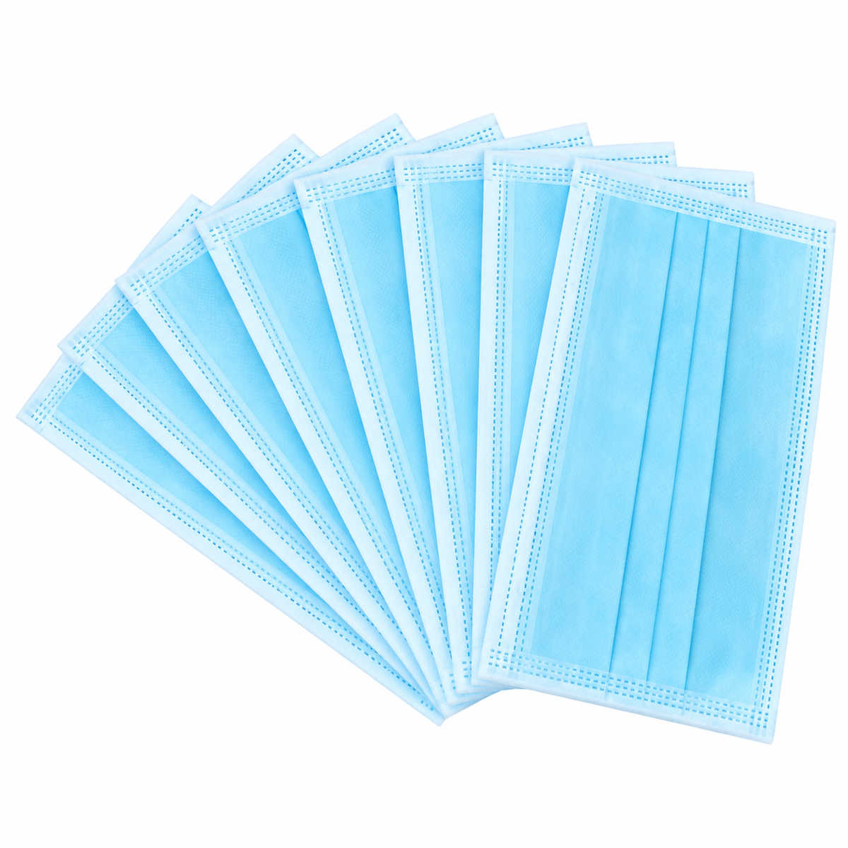 Tapabocas desechable azul en empaque individual · caja x 50 · Medical Supplies