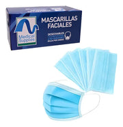 Tapaboca Azul Individual Cja 50 Und - Medical Supplies