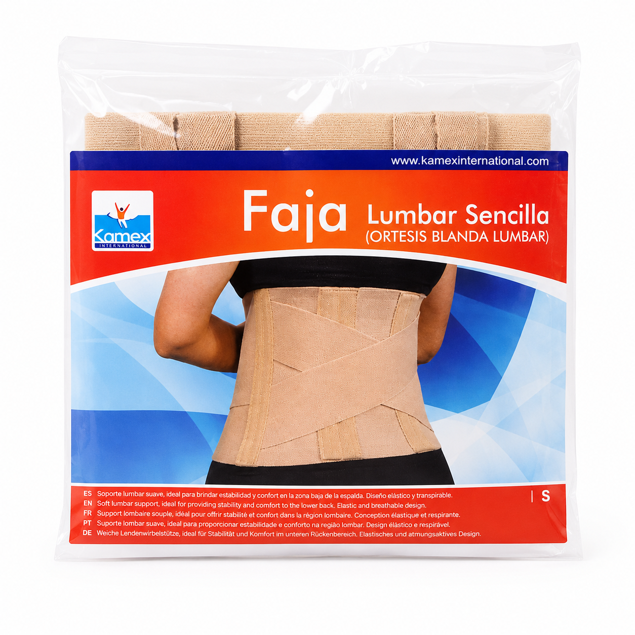 Faja Lumbar KM037 - Soporte Lumbosacro Ajustable