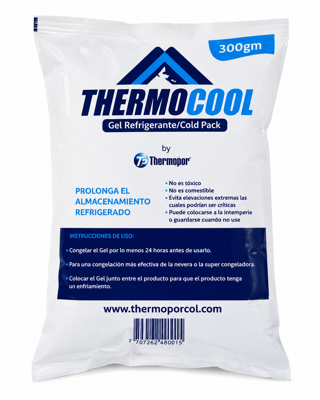 Gel Refrigerante 300g - Thermopor Para Enfriar Rápido
