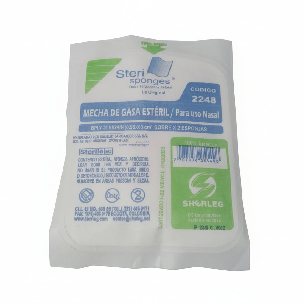 Mecha Nasal Esteril Sobre X2 - Medical Supplies