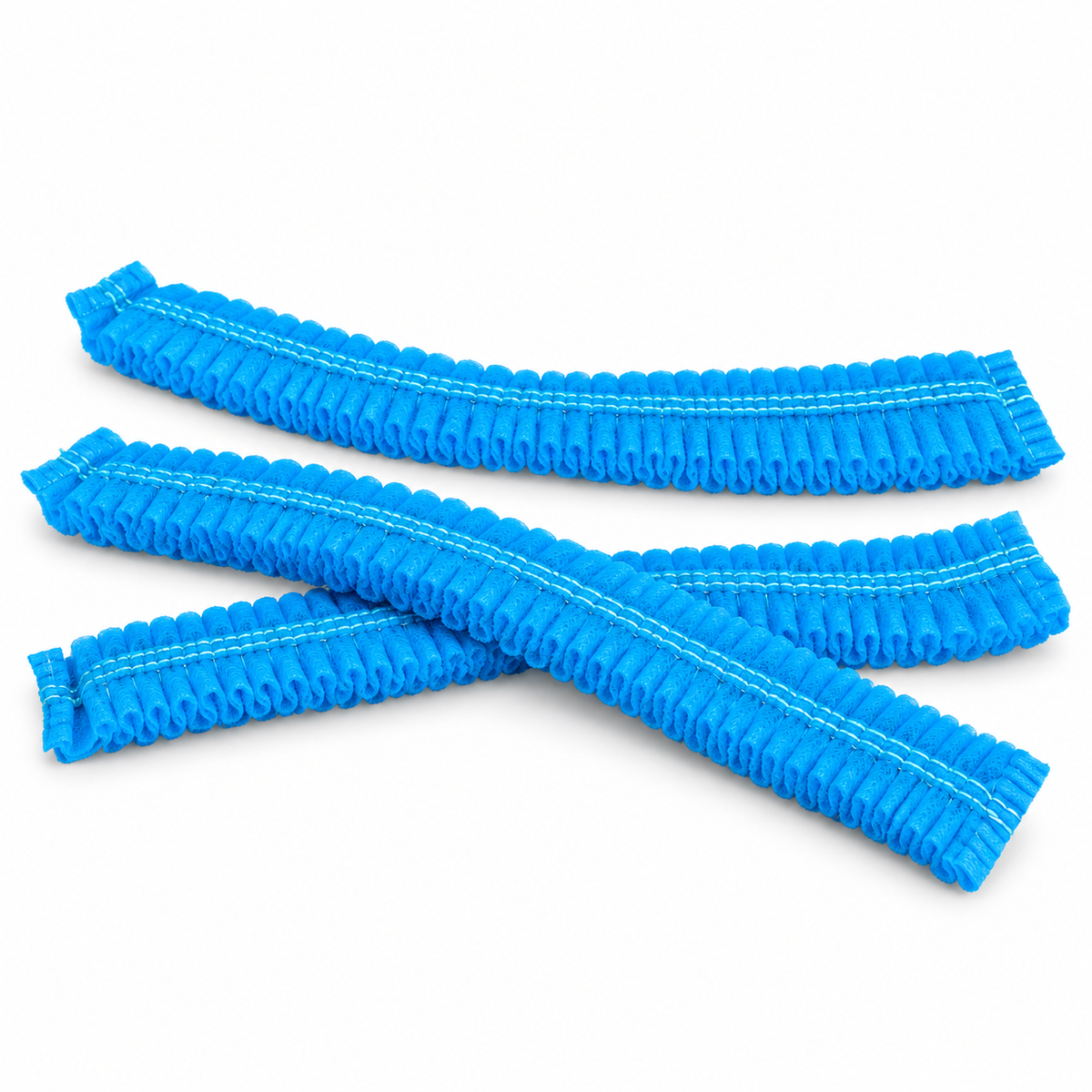 Gorro desechable tipo oruga o cofia azul, no estéril x 50 Medical Supplies