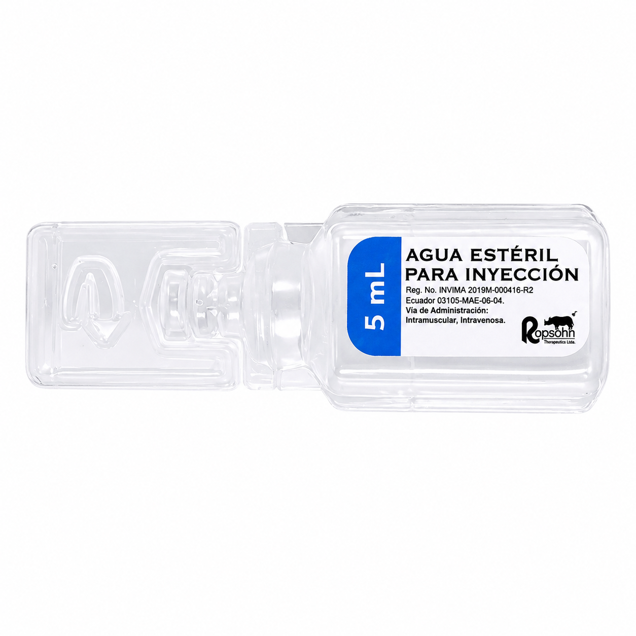 Agua Destilada Ropsohn 5 ml x 40 Ampollas