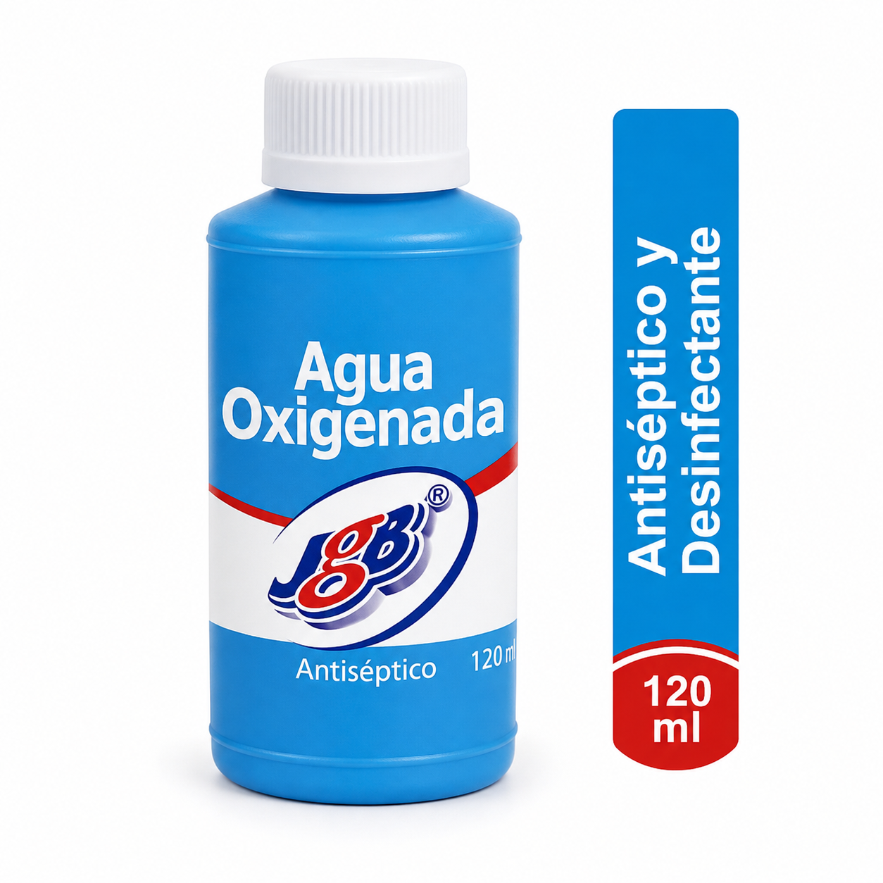 Agua Oxigenada 4% JGB - Peróxido de Hidrógeno 120ml