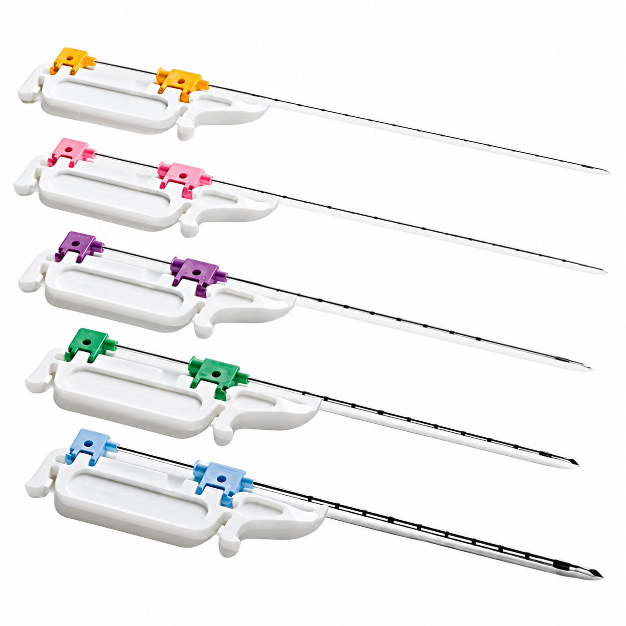 Aguja core automática para biopsia de tejidos blandos BD Magnum 18G x 25 cm, referencia MN1825, caja por 10 unidades.