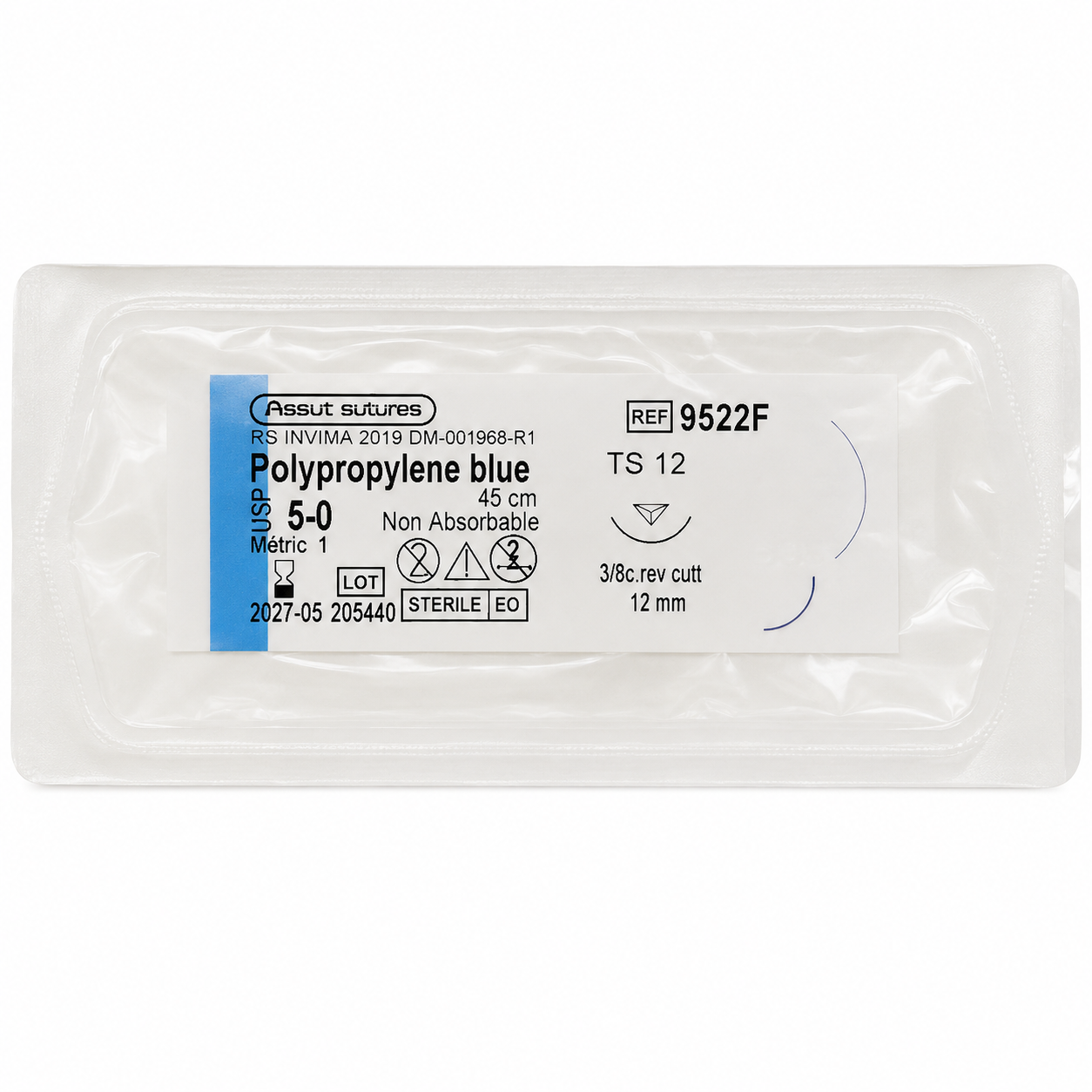 Aguja Cortante Hebra 45cm 12mm Ref. 9522F