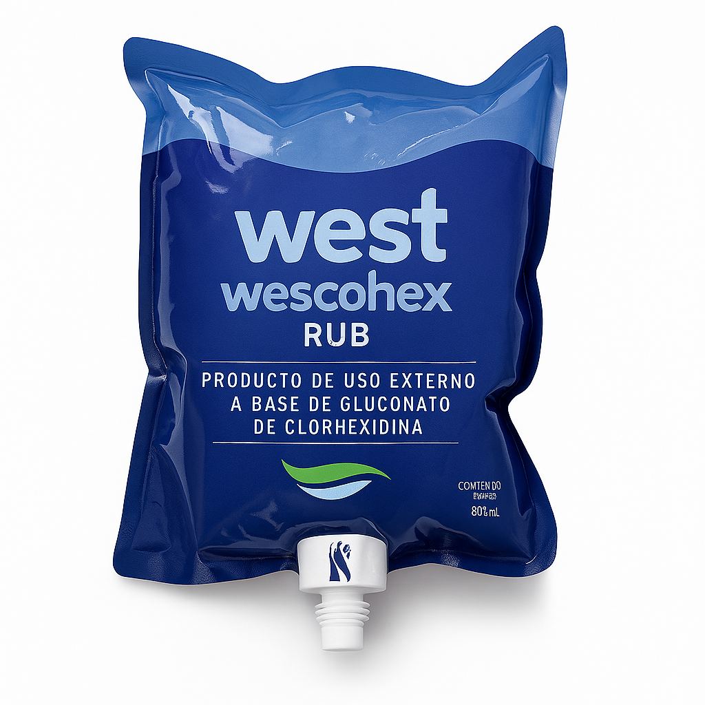 Rub Bolsa 850 ML - Alcohol Glicerinado WESCOHEX