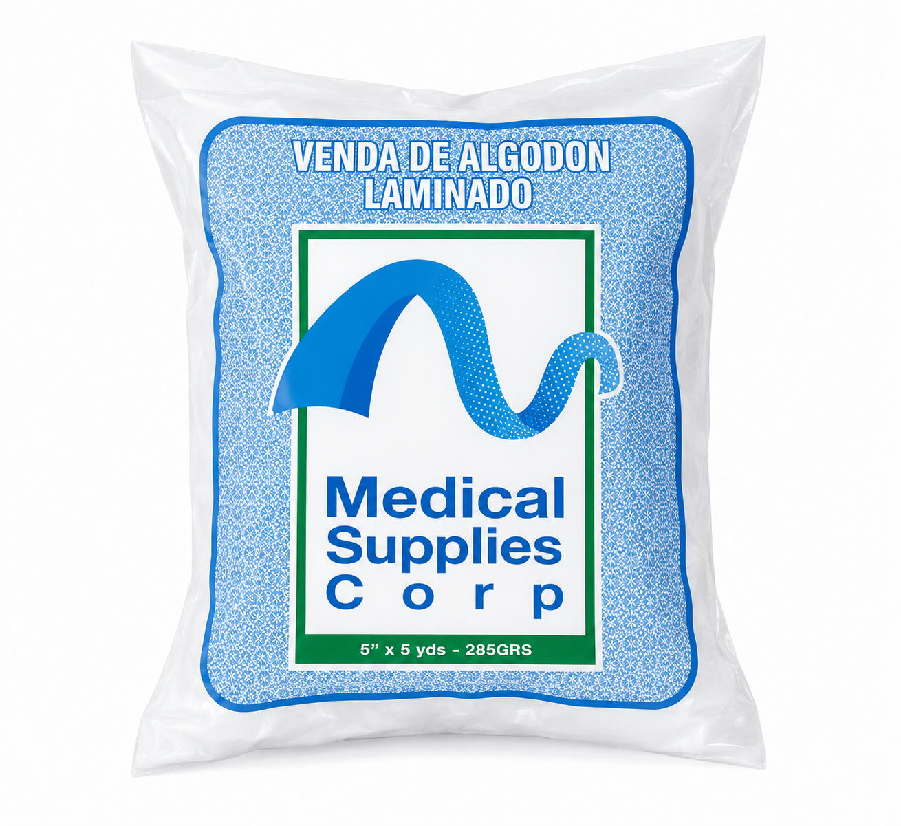 Algodón Laminado 5"x5 Yd - Suministros Médicos Premium