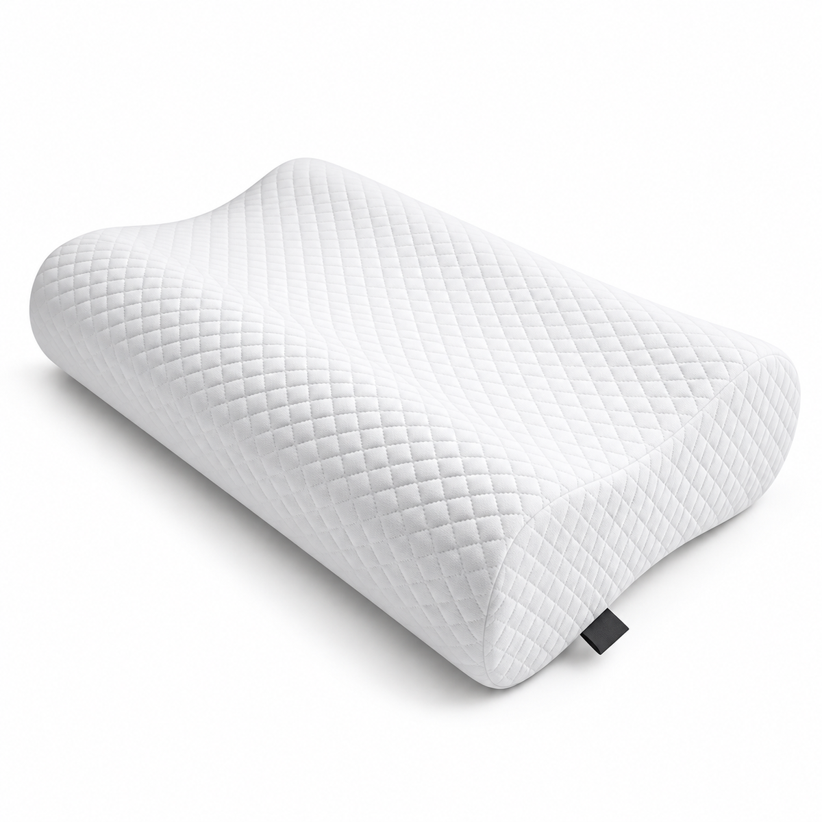 Almohada cervical anatómica Relax Time de 32 x 61 cm, diseñada para brindar soporte y comodidad en cuello y cabeza durante el descanso.