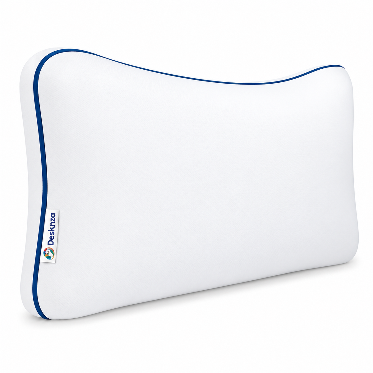 Almohada Duo Sense DeskAnza de 65 x 45 cm, diseñada para brindar comodidad y soporte durante el descanso.