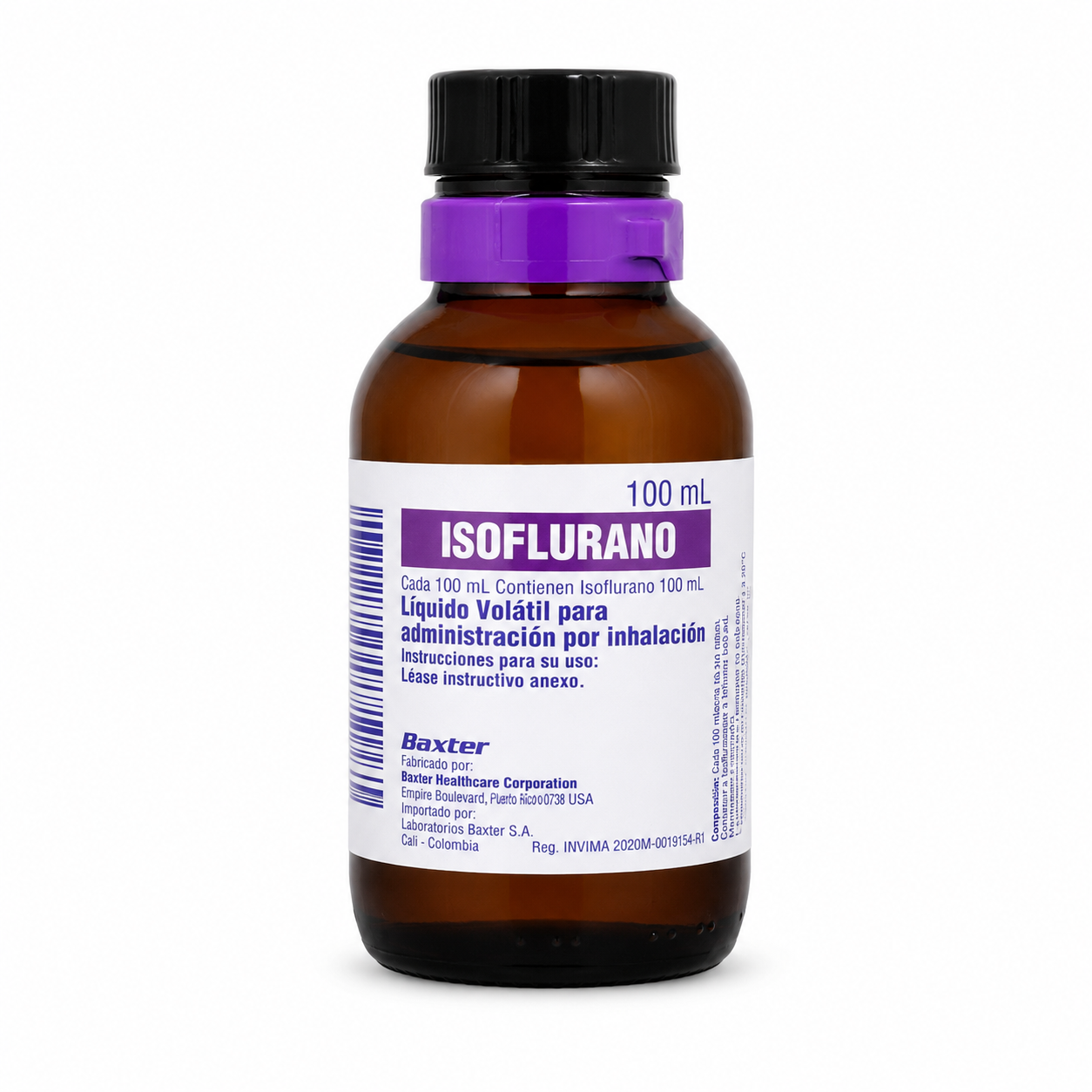 Isoflurano 100 ml Baxter 212-094 Anestésico Inhalatorio