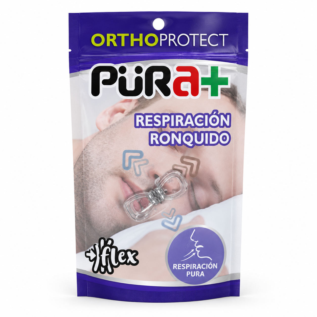 Anti-Ronquido Nasal Pura+ x Par - Respiración Pura