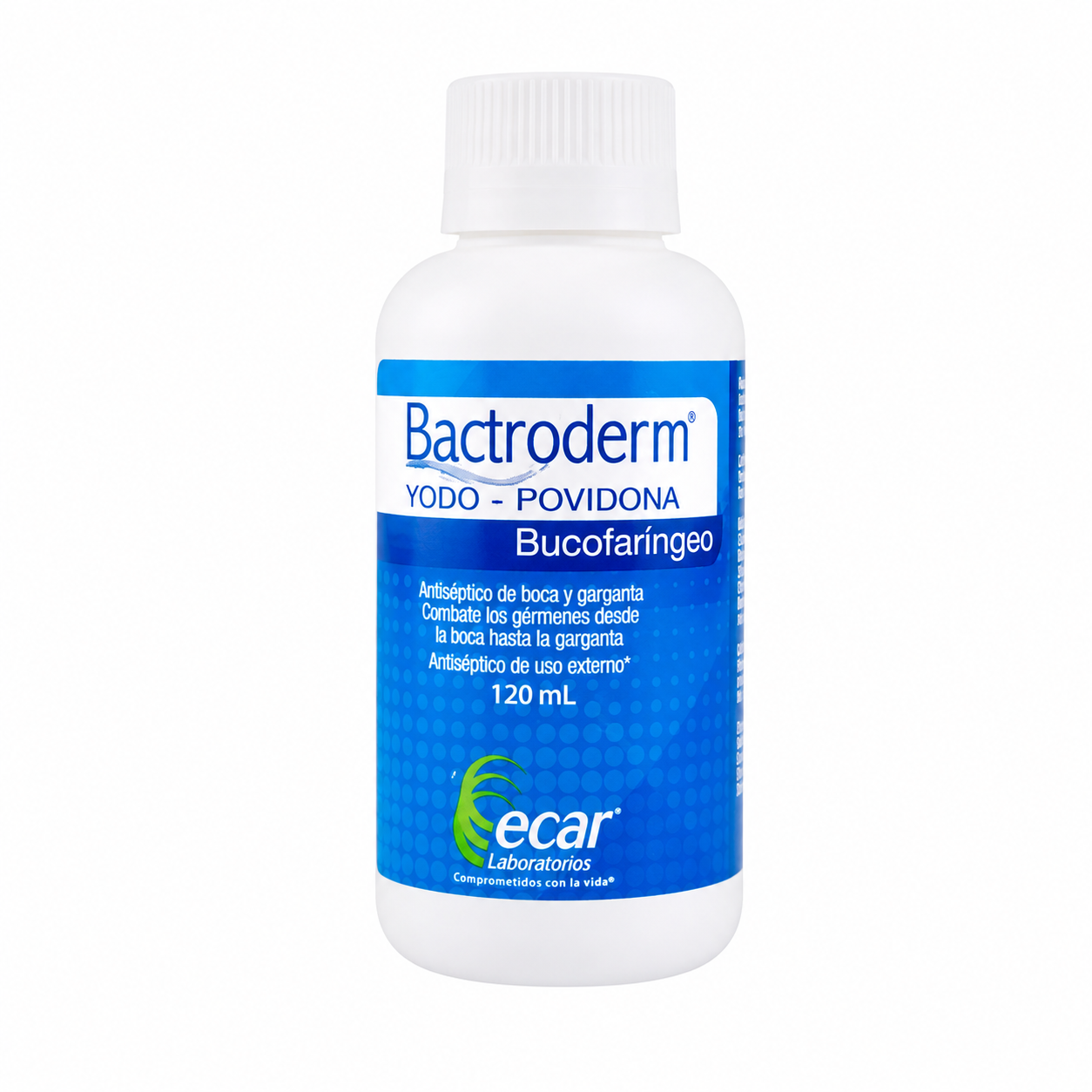 Antiséptico Ecar Bactroderm Bucofaringeo 120ml
