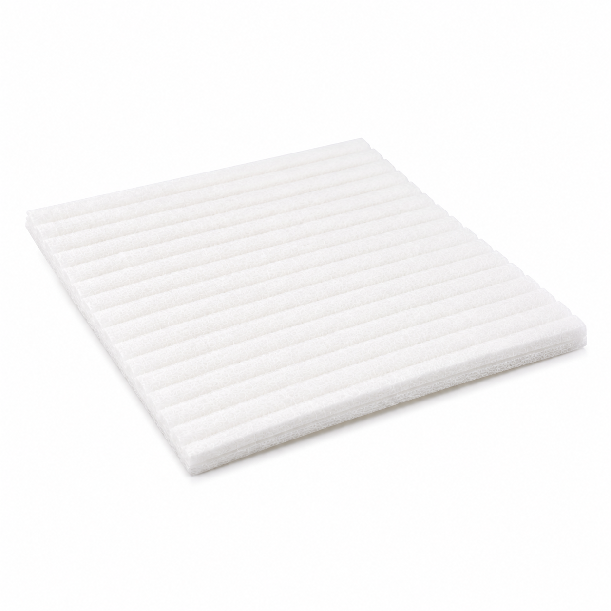 AQUACEL EXTRA 10x10 cm vendaje absorbente unidad Convatec en vista lateral con textura reforzada para manejo avanzado de heridas