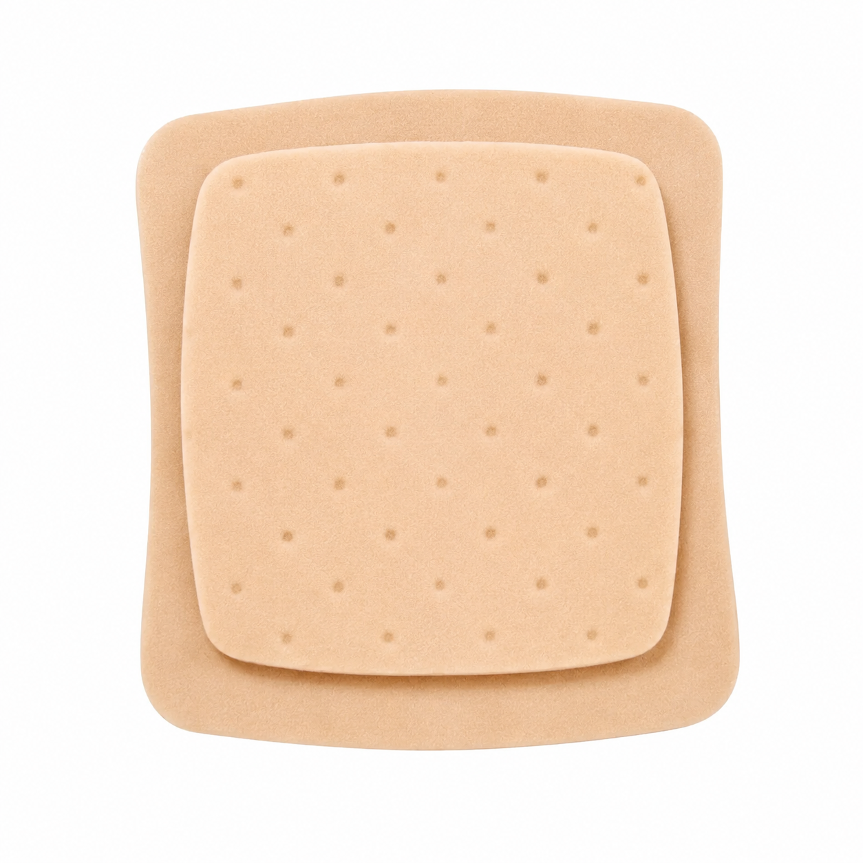 Apósito Aquacel Foam Ag adhesivo Convatec de 17.5 x 17.5 cm con plata iónica para manejo avanzado de heridas exudativas