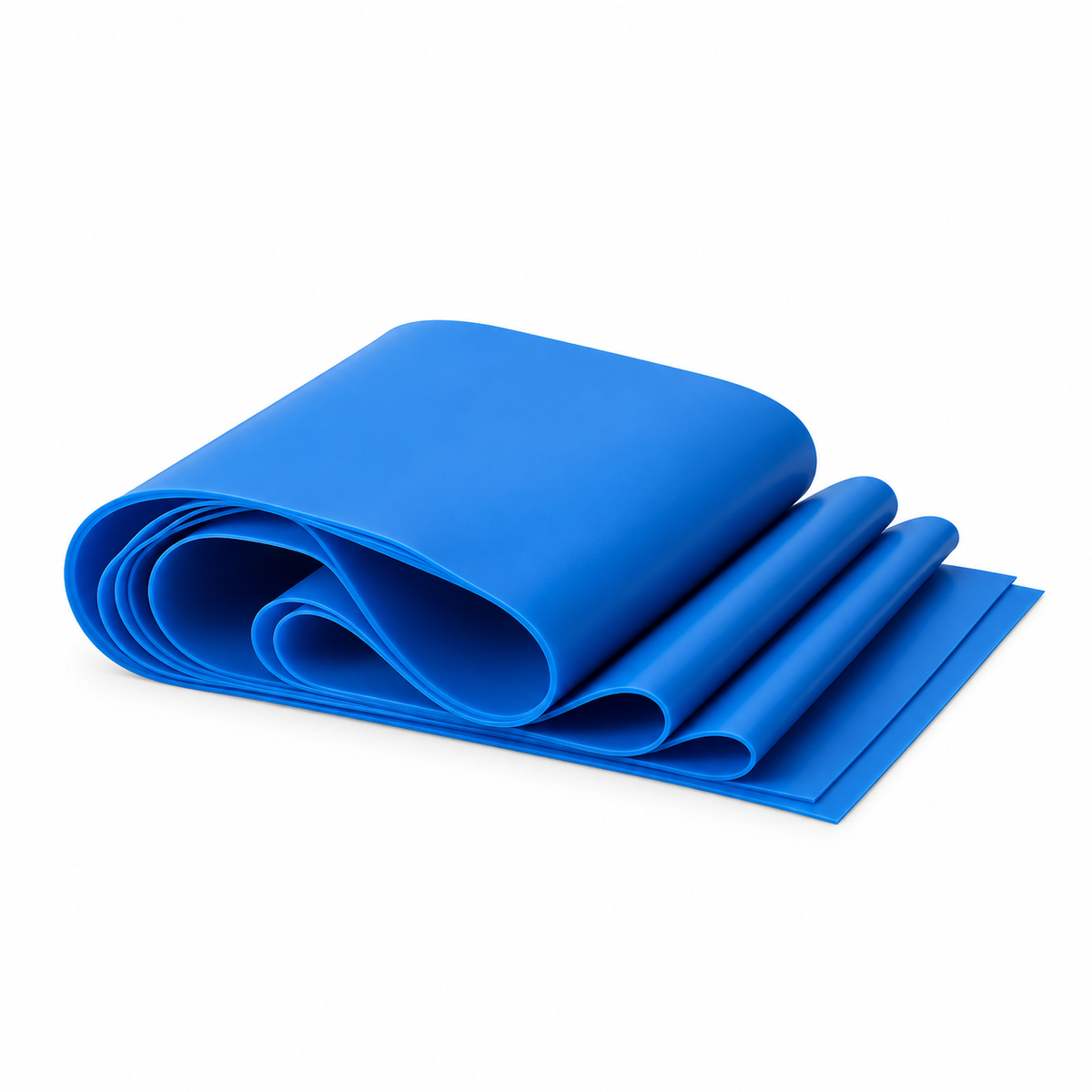 Banda elástica Rep Band #4 color azul y resistencia fuerte, diseñada para ejercicios de fisioterapia, movilidad y fortalecimiento muscular.