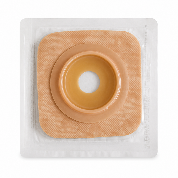 Barrera Natura plana recortable 57 mm unidad Convatec para sistema de ostomía con ajuste seguro y protección periestomal